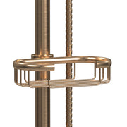 PULSE ShowerSpas 1011-CPG-1.8GPM Kauai 8-in Rain Showerhead Shower System with Slide Bar and Integrated Soap Dish in Champagne Gold, 1.8 GPM - view 3