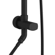 PULSE ShowerSpas 1011-MB-1.8GPM Kauai 8-in Rain Showerhead Shower System with Slide Bar and Integrated Soap Dish in Matte Black, 1.8 GPM - view 5