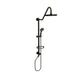 PULSE ShowerSpas 1011-ORB-1.8GPM Kauai 8-in Rain Showerhead Shower System with Slide Bar and Integrated Soap Dish in Oil Rubbed Bronze, 1.8 GPM
