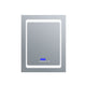 Lexora Bracciano Surface-Mount LED Mirror Medicine Cabinet with Defogger in 20 in. W x 28 in. H