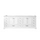 Dukes 84 White Double Bath Vanity