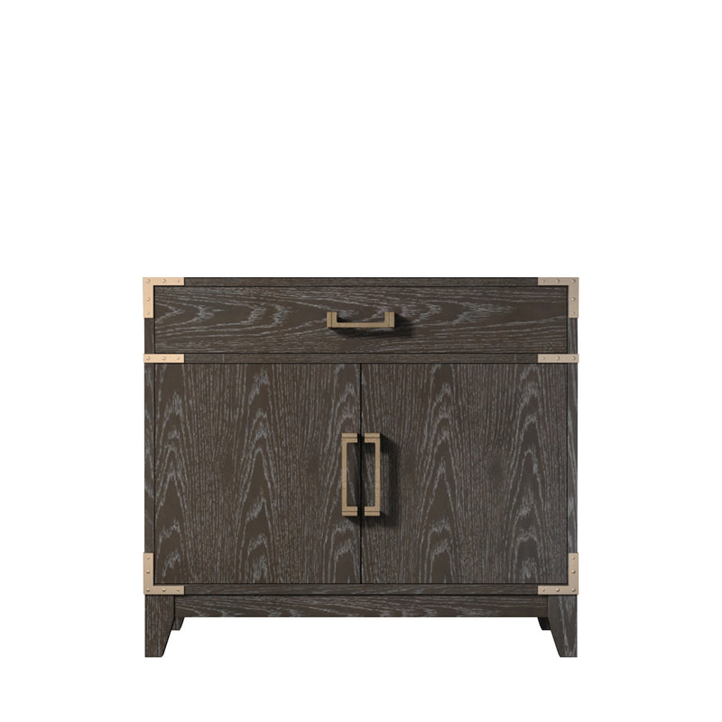 Lexora Laurel 36" Brown Oak Single Bath Vanity