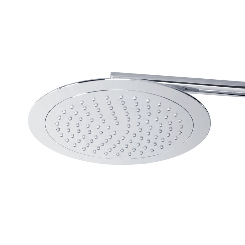 PULSE ShowerSpas 1089-CH-1.8GPM Lanai 8-in Rain Showerhead Shower System with 3-Body Jets, Pivoting Shower Arm and Multi-function Handshower in Chrome, 1.8 GPM - view 2
