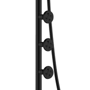 PULSE ShowerSpas 1089-MB-1.8GPM Lanai 8-in Rain Showerhead Shower System with 3-Body Jets, Pivoting Shower Arm and Multi-function Handshower in Matte Black, 1.8 GPM - view 4
