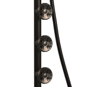 PULSE ShowerSpas 1089-ORB-1.8GPM Lanai 8-in Rain Showerhead Shower System with 3-Body Jets, Pivoting Shower Arm and Multi-function Handshower in Oil Rubbed Bronze, 1.8 GPM - view 4