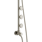 PULSE ShowerSpas 1028-BN-1.8GPM Lanikai 8-in Rain Showerhead Shower System with 3-Body Jets, Multi-function Handshower and Pivoting Shower Arm in Brushed Nickel, 1.8 GPM - view 5