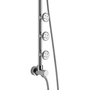 PULSE ShowerSpas 1028-CH-1.8GPM Lanikai 8-in Rain Showerhead Shower System with 3-Body Jets, Multi-function Handshower and Pivoting Shower Arm in Chrome, 1.8 GPM - view 5