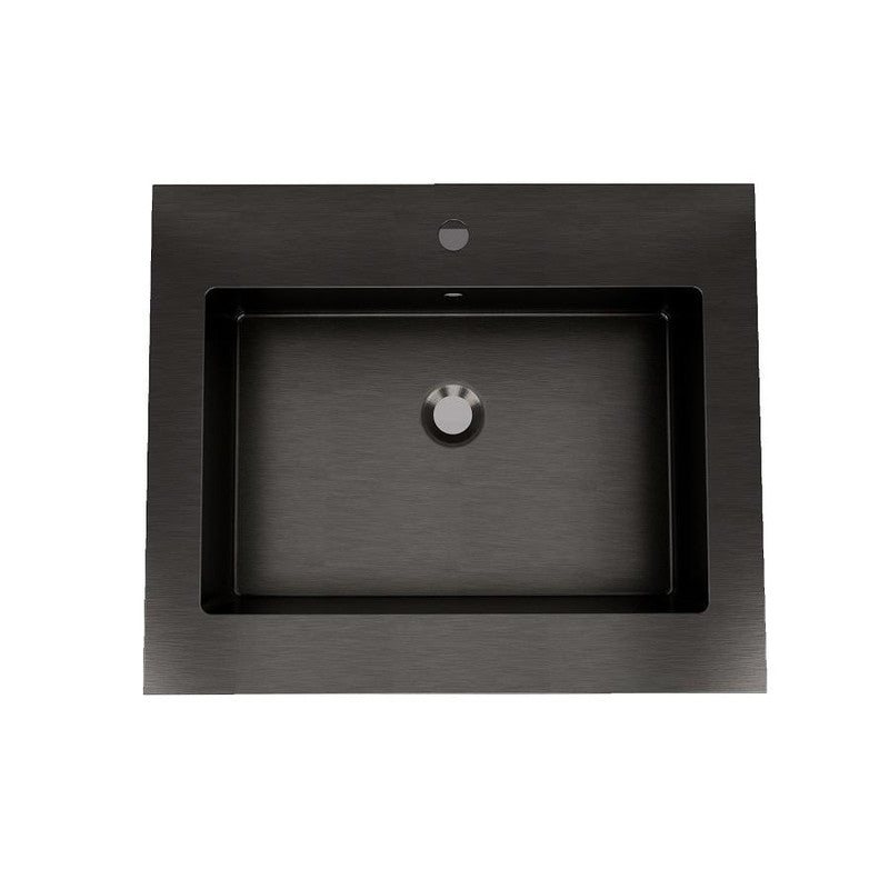 Moreno Bath MAX 24 MAX Black Stainless Steel Sink