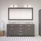 Water Creation MS72CW Madison 72 In. Double Sink Bathroom Vanity
