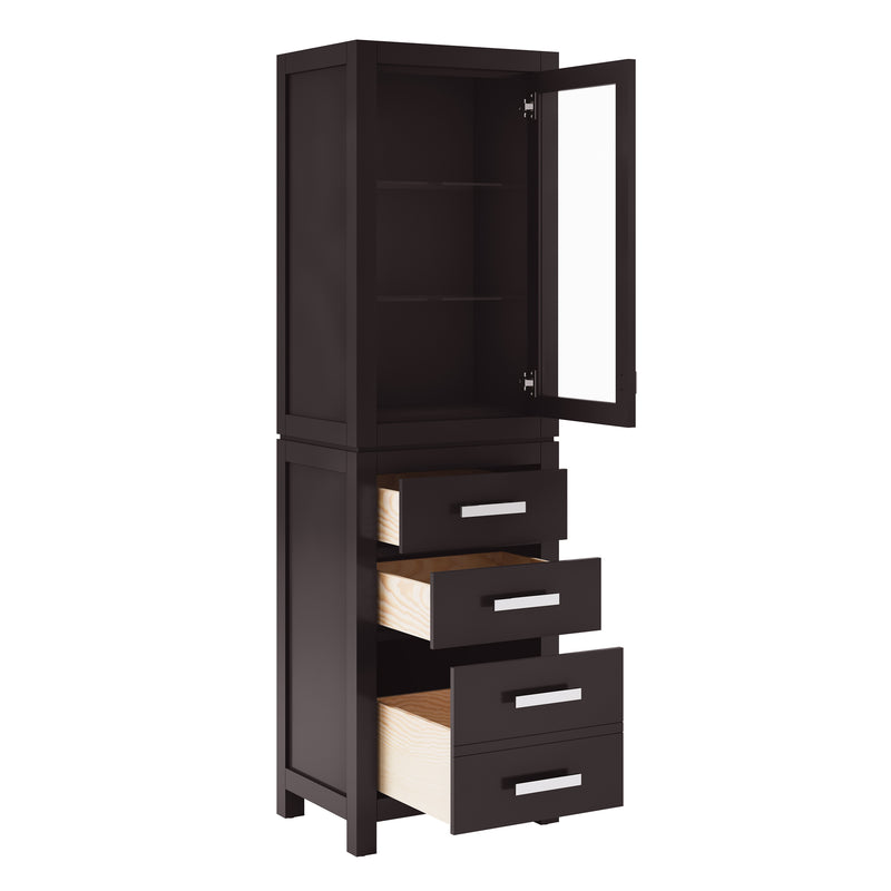 Madison Linen Cabinet Espresso
