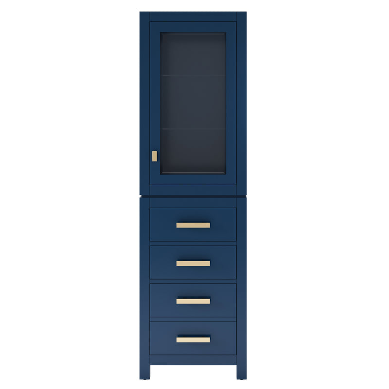 Madison Linen Cabinet Monarch Blue