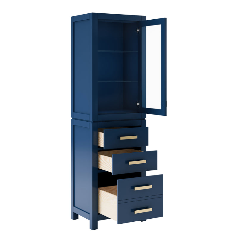 Madison Linen Cabinet Monarch Blue