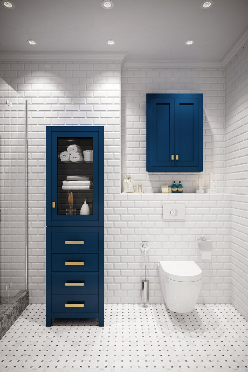 Madison Linen Cabinet Monarch Blue