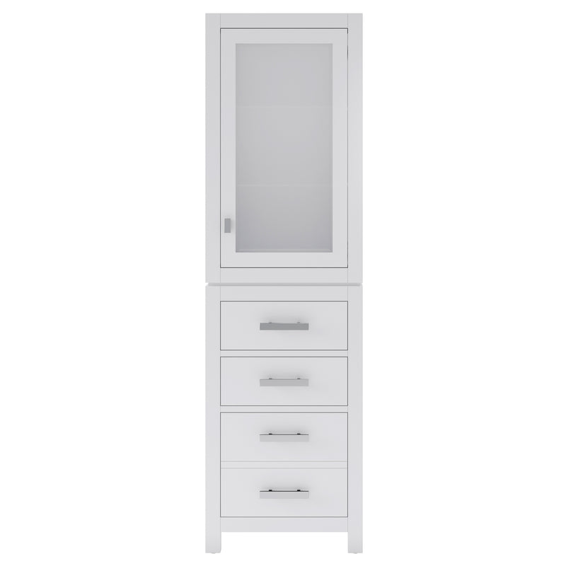 Madison Linen Cabinet Pure White