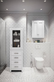 Madison Linen Cabinet Pure White