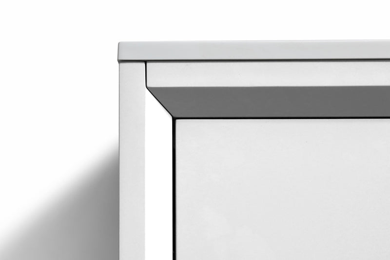 Kube Bath NUDO60D-GW Nudo 60" Gloss White Free Standing Double Sink Bathroom Vanity with Reinforced Acrylic Composite Top - view 7