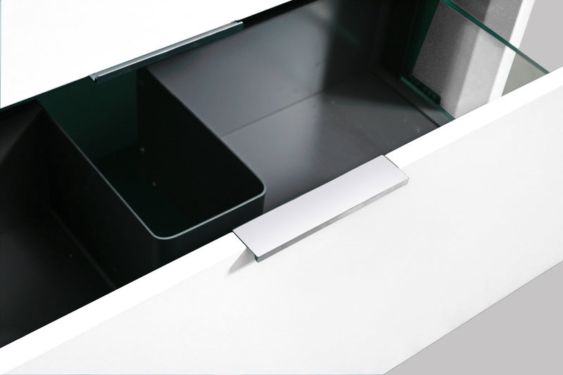 Kube Bath NUDO36-GW Nudo 36" Gloss White Free Standing Single Sink Bathroom Vanity with Reinforced Acrylic Composite Top - view 8
