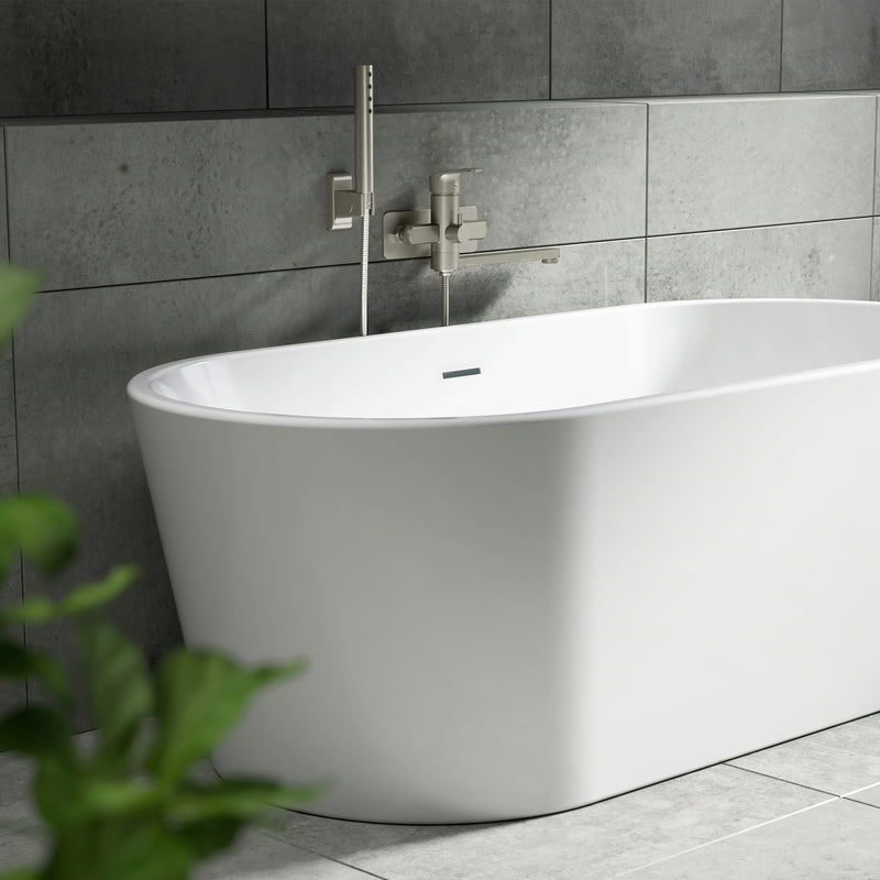PULSE ShowerSpas 3030-WMTF-BN Niagara Highflow Wall Mounted Tub Filler with Pivoting Arm Spout and Handshower in Brushed Nickel - view 6