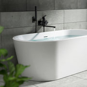 PULSE ShowerSpas 3030-WMTF-MB Niagara Highflow Wall Mounted Tub Filler with Pivoting Arm Spout and Handshower in Matte Black - view 5