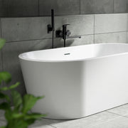 PULSE ShowerSpas 3030-WMTF-MB Niagara Highflow Wall Mounted Tub Filler with Pivoting Arm Spout and Handshower in Matte Black - view 6