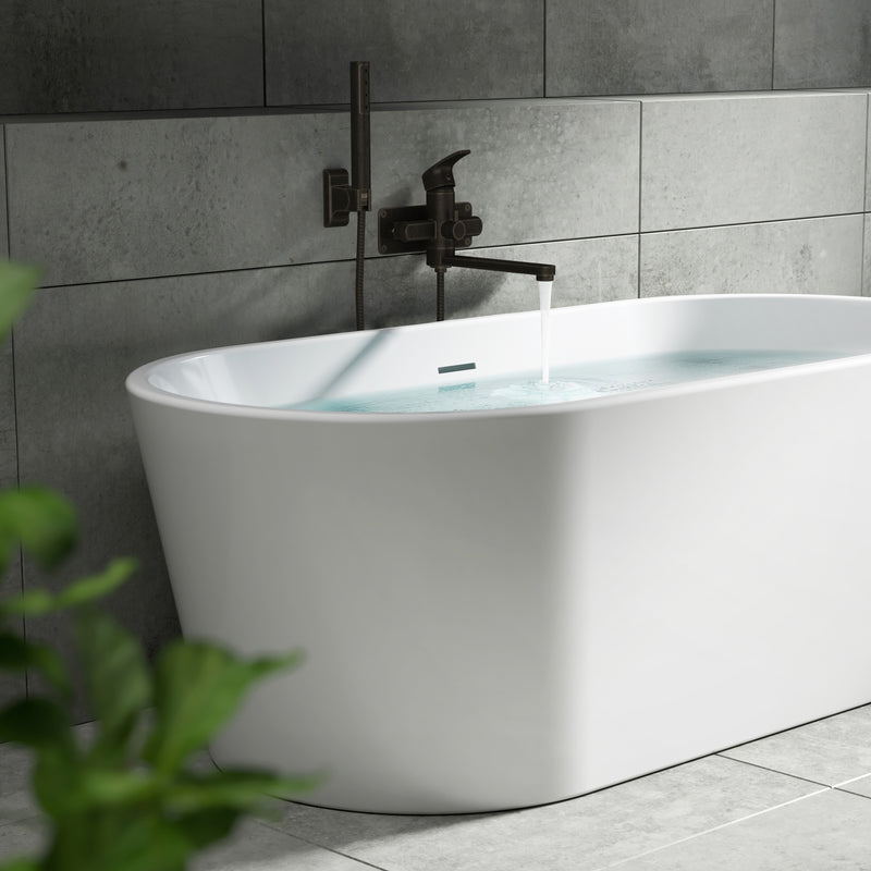 PULSE ShowerSpas 3030-WMTF-ORB Niagara Highflow Wall Mounted Tub Filler with Pivoting Arm Spout and Handshower in Oil Rubbed Bronze - view 5