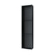 PULSE ShowerSpas NI-0836V-MB 8-in x 36-in Ultra-thin Frame Recessed 3-Section Stainless Steel Shower Niche in Matte Black