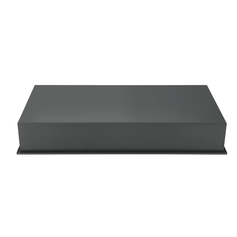 PULSE ShowerSpas NI-1224V-GMB 12-in x 24-in Ultra-thin Frame Recessed 2-Section Stainless Steel Shower Niche in Gun Metal Black - view 3