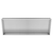 PULSE ShowerSpas NI-1236-SSB 12-in x 36-in Ultra-thin Frame Recessed Stainless Steel Shower Niche in Brushed Stainless Steel