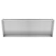 PULSE ShowerSpas NI-1236-SSB 12-in x 36-in Ultra-thin Frame Recessed Stainless Steel Shower Niche in Brushed Stainless Steel