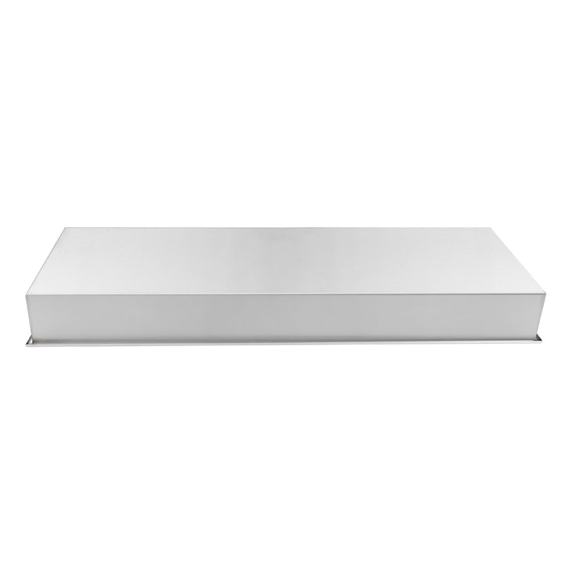 PULSE ShowerSpas NI-1236-SSB 12-in x 36-in Ultra-thin Frame Recessed Stainless Steel Shower Niche in Brushed Stainless Steel - view 3