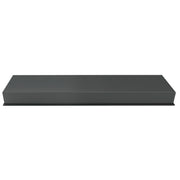 PULSE ShowerSpas NI-12362-GMB 12-in x 36-in Ultra-thin Frame Recessed Stainless Steel Shower Niche with 2-Accessory Shelves in Gun Metal Black - view 3