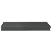 PULSE ShowerSpas NI-1248-GMB 12-in x 48-in Ultra-thin Frame Recessed Stainless Steel Shower Niche in Gun Metal Black - view 3