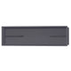 PULSE ShowerSpas NI-12482-GMB 12-in x 48-in Ultra-thin Frame Recessed Stainless Steel Shower Niche with 2-Accessory Shelves in Gun Metal Black