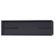 PULSE ShowerSpas NI-12482-MB 12-in x 48-in Ultra-thin Frame Recessed Stainless Steel Shower Niche with 2-Accessory Shelves in Matte Black