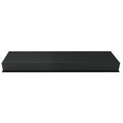 PULSE ShowerSpas NI-12482-MB 12-in x 48-in Ultra-thin Frame Recessed Stainless Steel Shower Niche with 2-Accessory Shelves in Matte Black - view 3