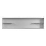 PULSE ShowerSpas NI-12482-SSB 12-in x 48-in Ultra-thin Frame Recessed Stainless Steel Shower Niche with 2-Accessory Shelves in Brushed Stainless Steel - view 2