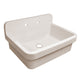 Whitehaus OFCH2230-BISCUIT Old Fashioned Country 30-3/8" Fireclay Above Mount Utility Sink - Biscuit