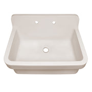 Whitehaus OFCH2230-BISCUIT Old Fashioned Country 30-3/8" Fireclay Above Mount Utility Sink - Biscuit