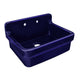 Whitehaus OFCH2230-BLUE Old Fashioned Country 30-3/8" Fireclay Above Mount Utility Sink - Sapphire Blue