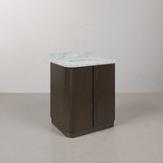 OX30CW00CO - Oxford 30 In. Single Sink Pre-Assembled Mid-Century Style Bathroom Vanity With 1" Carrara White Marble Countertop