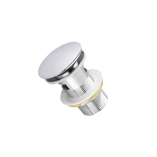 Kube Bath P101-CH Solid Brass Pop-Up Drain with Overflow, Polished Chrome