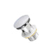 Kube Bath P101-CH Solid Brass Pop-Up Drain with Overflow, Polished Chrome