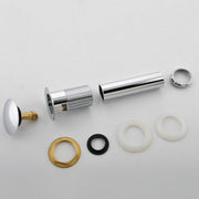 Kube Bath P101-CH Solid Brass Pop-Up Drain with Overflow, Polished Chrome - view 2