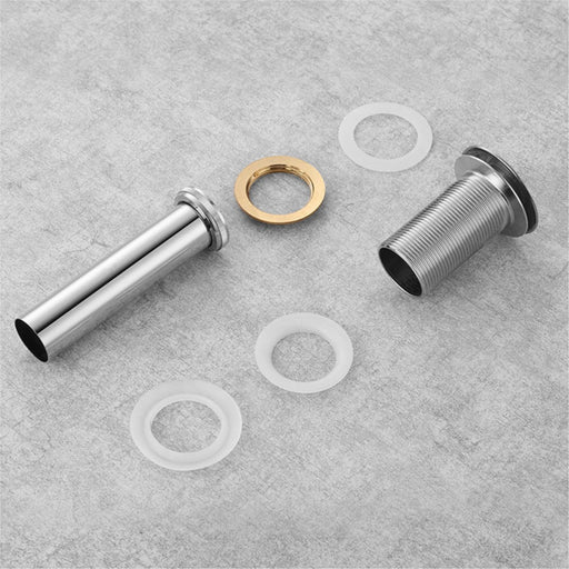 Kube Bath P101NO-BN Solid Brass Pop-Up Drain without Overflow, Brushed Nickel - view 2
