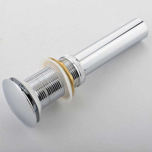 Kube Bath P101NO-CH Solid Brass Pop-Up Drain without Overflow, Polished Chrome - view 2