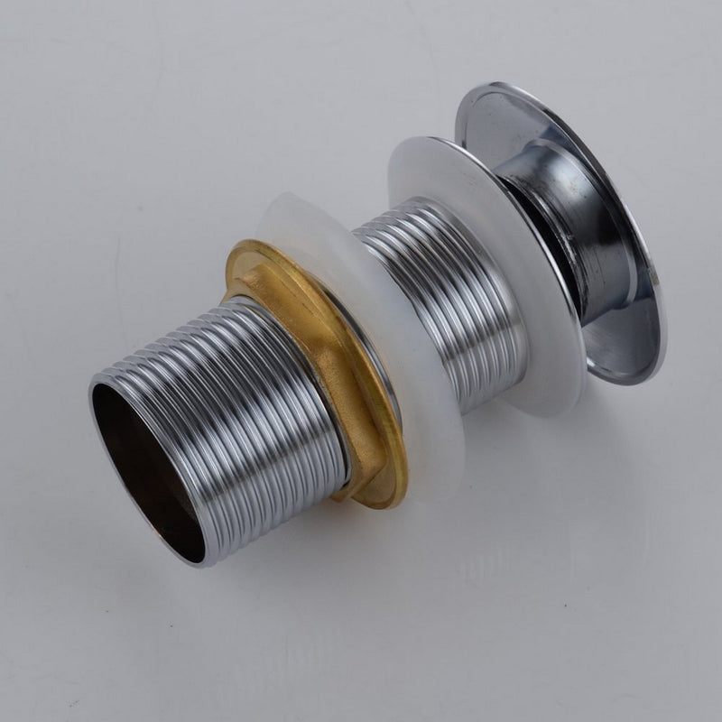 Kube Bath P101NO-CH Solid Brass Pop-Up Drain without Overflow, Polished Chrome - view 5