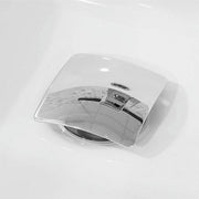 Kube Bath P102-CH Solid Brass Square Pop-Up Drain with Overflow, Polished Chrome - view 2