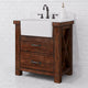 PY30CW03RS - Paisley 31 In. Single Sink Pre-Assembled Farmhouse Style Bathroom Vanity With 1" Carrara White Marble Top