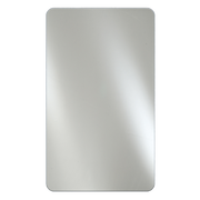 Afina RM-612-P-RA Radiance 16" W x 22" H Frameless Rectangular Polished Radius Edge Wall Mirror