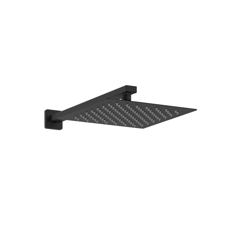 PULSE ShowerSpas 3008-MB-1.8GPM Resort 10-in Rain Showerhead Combo Shower System with Adjustable Handshower Slide Bar and Pressure Balanced Mixing Valve in Matte Black, 1.8 GPM - view 2
